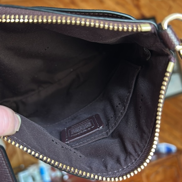 Coach Kitt Crossbody – Oxblood Wine Leather – Quiet Luxury Vibes - Picture 14 of 16